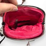 Necessary Objects 00s Vintage Brown Pink Coin Purse Photo 3