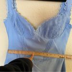 House Of CB  'Tilly'‎ Blue Pin Tuck Mini Dress NWOT size L Photo 9