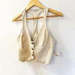 Free People NEW  Vera Vesty Moon Rising Cropped Tank sz M Photo 2