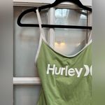 Hurley Women's Sage Green Coastal Surfer One-Piece Swimsuit Size Small S Photo 2