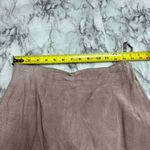 Lord & Taylor 100% Silky Pig Suede Brown Set Skirt Blazer size 10 / 12 vintage Tan Photo 6