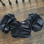 Vestique Elegant Black Puff Sleeve Top Photo 2