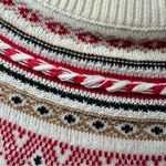 Talbots NEW Diamond Fair Isle Long Sleeve Wool Blend Knit Medium M NWT Photo 7