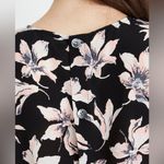 Madewell  Silk Button-Back Tie Tee in Winter Orchid Medium Photo 5