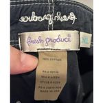 Fresh Produce  Black Capri Pants White Stitching Drawstring Ankle Women's XL USA Photo 8