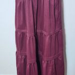 Bloomchic Oxblood Tiered Midi Dress Size 14/16 Burgundy Wedding Guest Dress Red Size L Photo 3