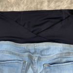 Isabel Maternity  Over Belly Denim Jean Shorts Sz Midi Sz 4 Photo 3