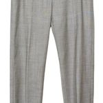 Max Mara  Renna Cuffed Ankle Trouser Pants Grey Wool Flat Front Pockets Women's 4 Photo 0