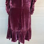Rebecca Taylor Ruched Velvet Dress Photo 9