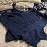 Aeropostale  Cold Shoulder Crop Sweater Sz L Photo 0