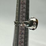 Elle  925 Sterling Silver Tiger Eye Ruby Ring Size 8 Very Good Used Condition Photo 2