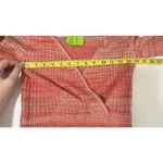 American Eagle Woman’s Crop Sweater Long Sleeve V Neck Red Pink Ombre Size XS. Photo 4