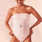 Abercrombie & Fitch Belted Ribbed One-Piece Swimsuit Photo 0