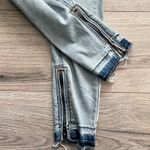 Free People We the Free Released Hem Zip Ankle Skinny Jeans | Blue | 27 Photo 5