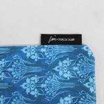 New Lxis by Zenni Floral Filigree Eyeglass Case/Bag for Sunglasses 7.5" x 3.75 Blue Photo 1