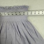 STARK Smocked Mini Skirt Women's Size Small Lavender Purple Cotton Blend Gauze Photo 1