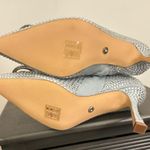 Azalea Wang Confection Crystallized Denim Bow Tall Boots Sparkling Rhinestone Silver Size 9 Photo 5