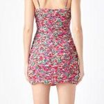 Endless Rose Floral Fitted Summertime Ruched Mini Dress Size Small Photo 1