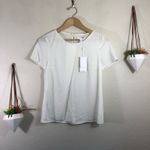 Hugo Boss NWT BOSS  Ivuni white shirt sleeve blouse Photo 2