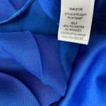 Ruby Rox , Blue & Black, Size 5, strapless, Long Prom Dress, pleated bottom, lined Photo 6