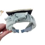A New Day New Raw Edge Denim Bow Knot Wide Head Band Target Photo 2
