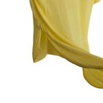 Bella Dahl  Hi Low T-Shirt Womens Size S Chest Pocket‎ Yellow Flowy Photo 3