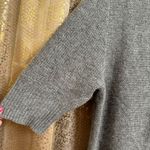 Eileen Fisher  Gray Wool Angora Cashmere Blend Cardigan Sweater Large Photo 2