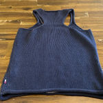 Tommy Hilfiger  Vintage Chunky Knit Top Tank Large Logo Americana Y2K Preppy Photo 5