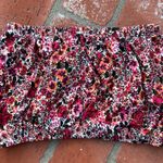 Topshop NWOT  Multicolor Floral Tube Top Photo 0