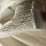 J.Crew  Womens Heritage Cotton Relaxed Cardigan Sweater Chunky Knit Ivory M Photo 8