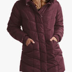 Steve Madden Women's Puffer Coat - Deep Burgundy Photo 0