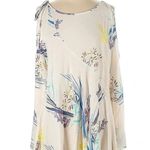 Free People | Clear Skies Floral Printed Cold Shoulders Tunic Dress Size XS Photo 1