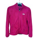 The North Face Osito Fleece Jacket Pink Womens Medium Full Zip Cozy Warm Photo 1