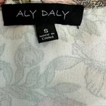 ALY DALY Women's Floral Print Wrap Midi Dress Short Sleeve Summer Spring‎ Sz SM White Photo 11