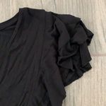 Thalia Sodi Thalia ruffle black t-shirt Photo 2