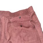 Athleta Cabo Retreat Linen Pants Womens 14 TALL Hearth Rose Relaxed Fit Wide Leg Photo 7