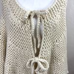 Threshold Studio McGee Womens Shawl Poncho Sweater Cream Chunky Knit Boho OSFM Size undefined Photo 1