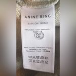 ANINE BING  Tyler Sweatshirt Satin Bing in Sage Green Size Small NWOT Photo 4