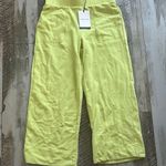 Who What Wear lime green wide leg pants Photo 0