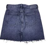 Everlane  Women's A-Line Denim Skirt Black Wash Size 26 Casual Short Photo 2