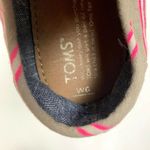 Toms Striped Espadrilles Canvas Flats Loafers Photo 4