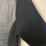 Coldwater Creek  Leather Sweater Coatigan Jacket Sz Small Petite Photo 3