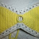 Crochet Butter Yellow Tube Top. M/L. Size L Photo 1