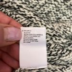 Alya Black & White Soft Knit Cold Shoulder Long Sleeve Round Neck Sweater Medium Photo 11