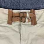 Ralph Lauren Vintage  Sport Skirt Women 12 Beige Leather Strap Equestrian Utility Photo 1