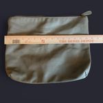 Free People Vegan Leather Large Zip Clutch Bag - -Soft, Gray Taupe Photo 4