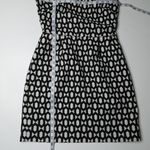 J.Crew  Women Dress Size 2 Jacquard Black & White Photo 8