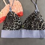 Free People Intimately Peach and Leopard Bralette Duo Size XS Photo 1