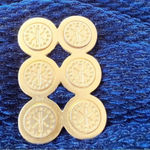 Kooreloo Rich Blue Velour Mini Bag Black Leather Trim Chain Strap Luxury Purse Blue Photo 5