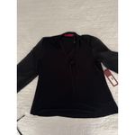 Love Scarlett Black Tie Neck Long Sleeve‎ Blouse Photo 1